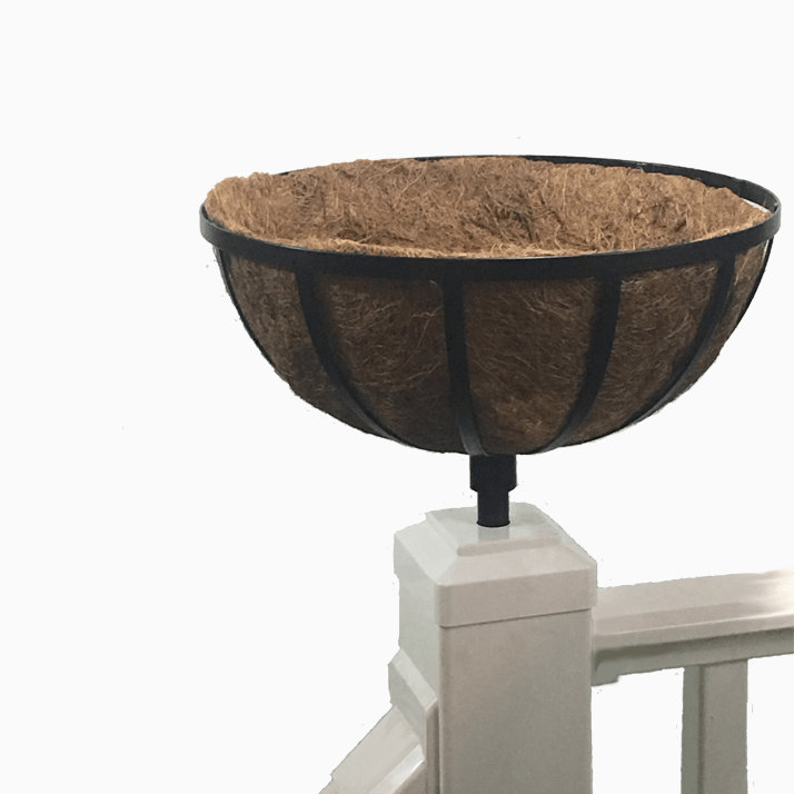 August Grove® Bucklin Basket Rail Planter Wayfair